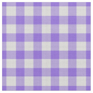 Tela Cuadros Escoceses de Morado Pastel Oscuro a Cuadro