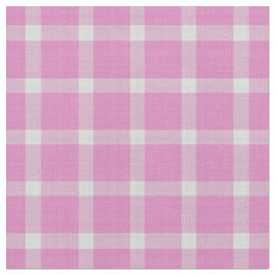Tela Cuadros Escoceses Rosa Opaco
