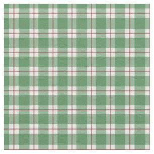 Tela Cuadros verdes / gris oscuro-rojo / blanco