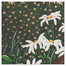 Cual en Daisies Fabric