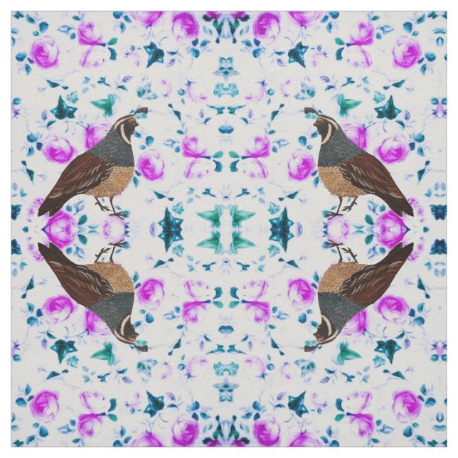 Tela Cual sobre el tejido rosado de Chintz (Retal)