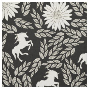 Tela Cualquier color se muestra como Floral de Unicorni