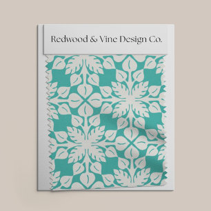 Tela Cualquier patrón de hojas tropicales de color hawa