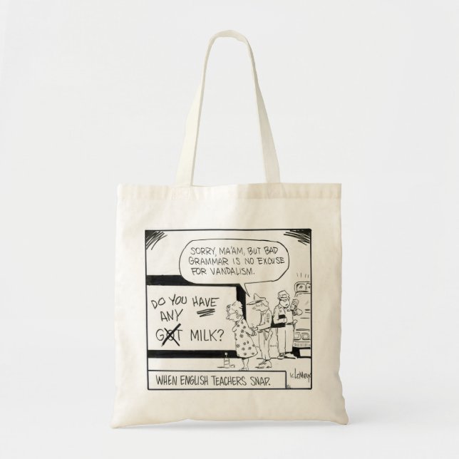 Tela "Cuando los profesores de inglés rompen" el bolso (Frente)