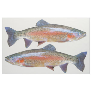 Tela Cuarto de la grasa de la trucha arco iris