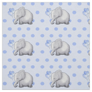 Tela Cuarto de niños azul adorable del bebé de los