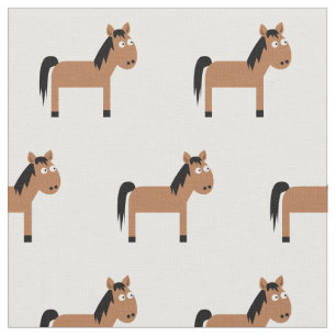 Tela Cuato niño de caballo bebé Nursera Blanco