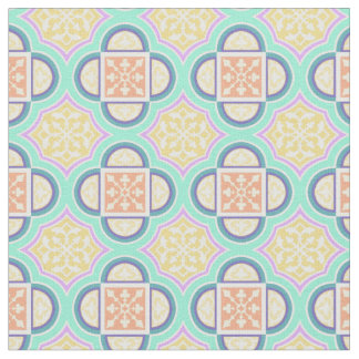 Tela Cuatrefoil Pastel Fabric 2