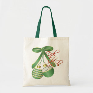 Tela Cubierta el bolso del regalo del navidad de los