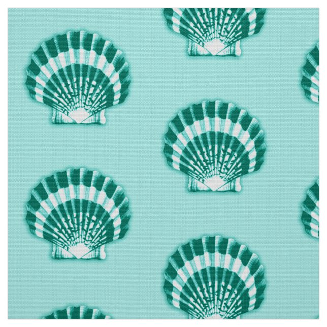 Tela Cubierta marina - Turquesa y Aqua (Retal)