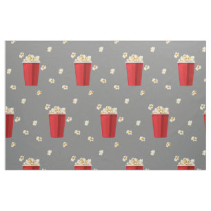 Tela Cubos de palomitas rojas Snack de película Televis