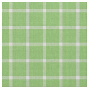 Tela Cucumber Gingham de cuadros verdes y blancos
