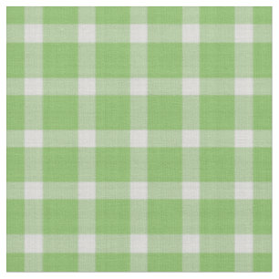 Tela Cucumber Verde y blanco cuadros de cuadros gingham