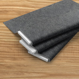 Tela Cuero de imitación de grano de carbón