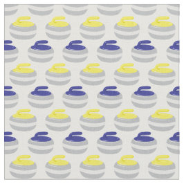 Tela Curling Stones Ice Sports con estampado