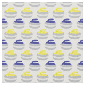 Tela Curling Stones Ice Sports con estampado