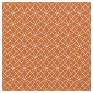 Tela Curvas entrelazadas sobre naranja oscuro