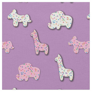 Tela Cute Animal Cookies Niños Decoración