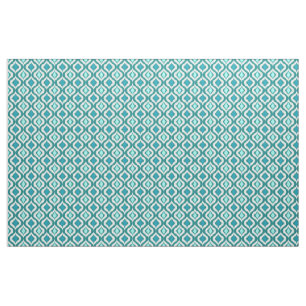Tela Cute Aqua Turquesa Verde azulado moderno Ikat Barr