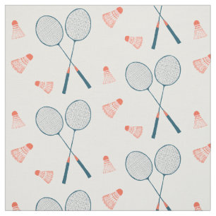 Tela Cute Badminton Birdie Racquet Shuttlecock Retro