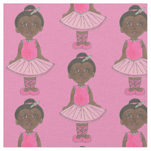 Tela Cute Ballerina Chica de ballet rosa Tutu Teatro de