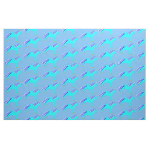 Tela Cute Blue Baby Boy Unicorn Patterado