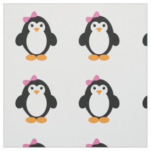 Tela Cute Chica Penguin