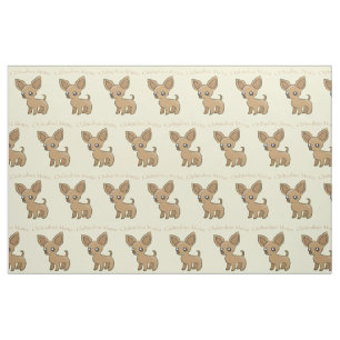 Tela Cute Chihuahua Mama Art Thunder_Cove
