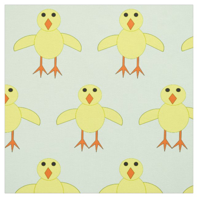 Tela Cute Easter Chick Craft Fabric (Retal)