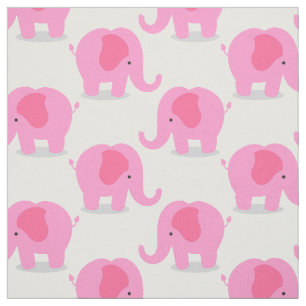 Tela Cute Elephants Nursery Fabric