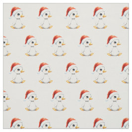 Tela Cute Festive Christmas Baby Goose with Santa Hat