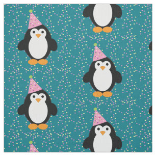 Tela Cute Fiesta Penguin