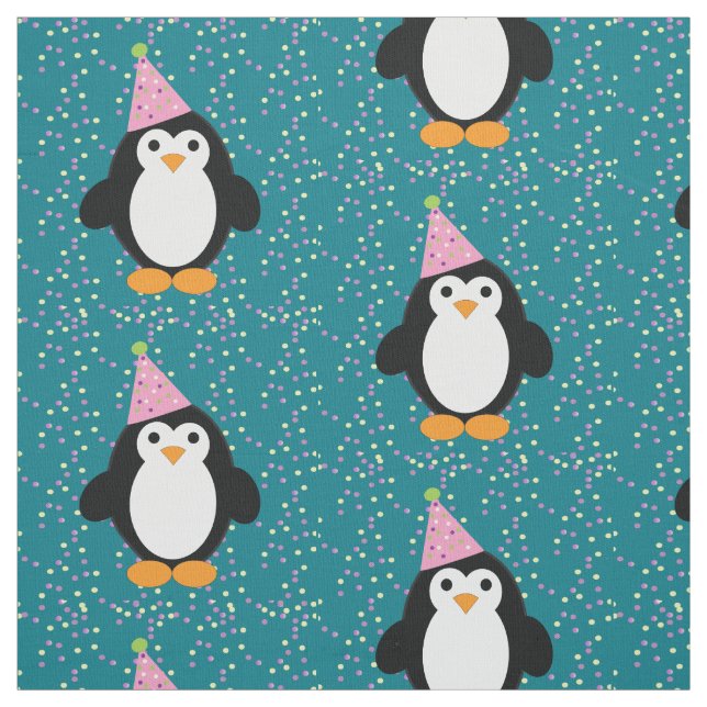 Tela Cute Fiesta Penguin (Retal)