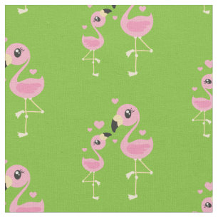 Tela Cute Flamingo Baby Nursery Decor Tejido