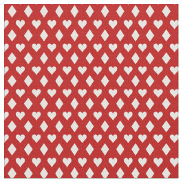 Tela Cute Hearts Material gameroom de patrón de diamant