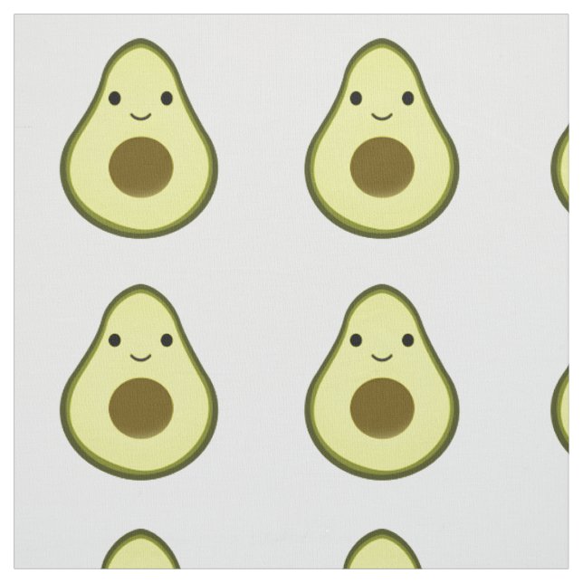 Tela Cute Kawaii Aguacate (Retal)