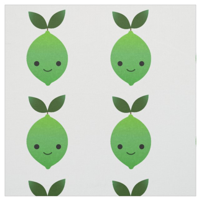 Tela Cute Kawaii Lime (Retal)