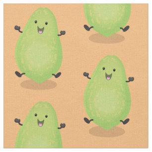 Tela Cute kawaii papaya paw personalizado ilustracion