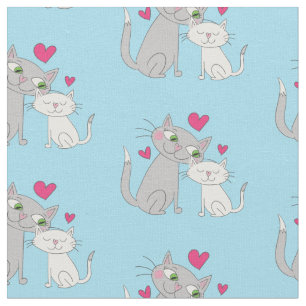 Tela Cute Kitty Cat Baby Nursery Decoración Tejido