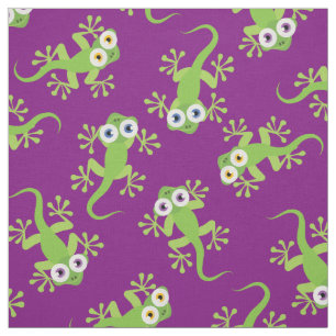 Tela Cute Lizards Kids Gecko Personalizado