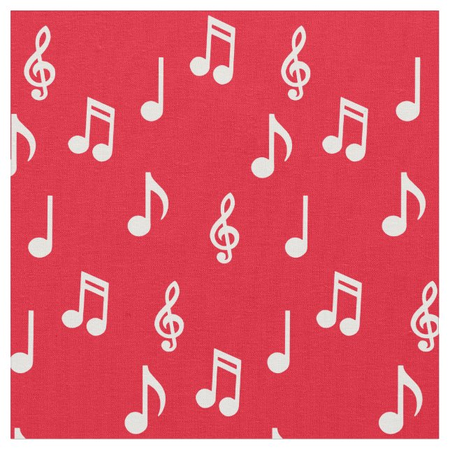 Tela Cute Music Notes: profesor de música (De cerca)
