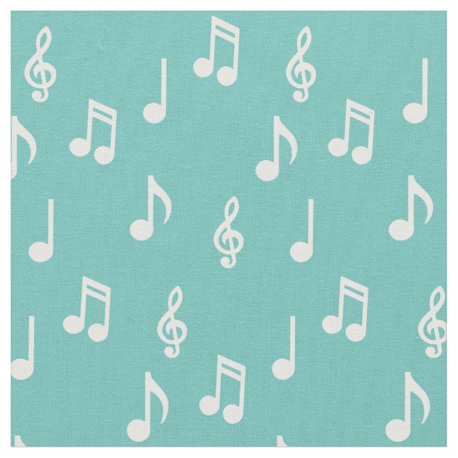 Tela Cute Music Notes: profesor de música (De cerca)