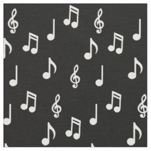 Tela Cute Music Notes: profesor de música