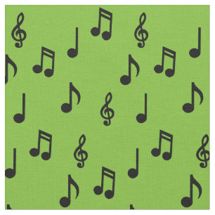 Tela Cute Music Notes: profesor de música