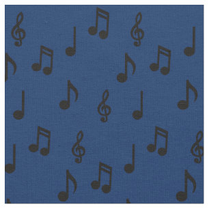 Tela Cute Music Notes: profesor de música