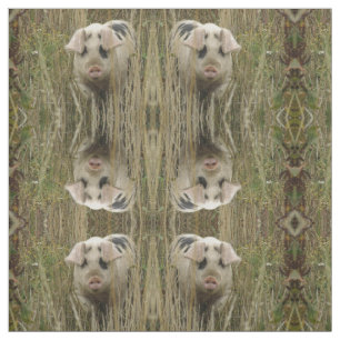 Tela Cute Pig Pattered Animal Craft Fabric