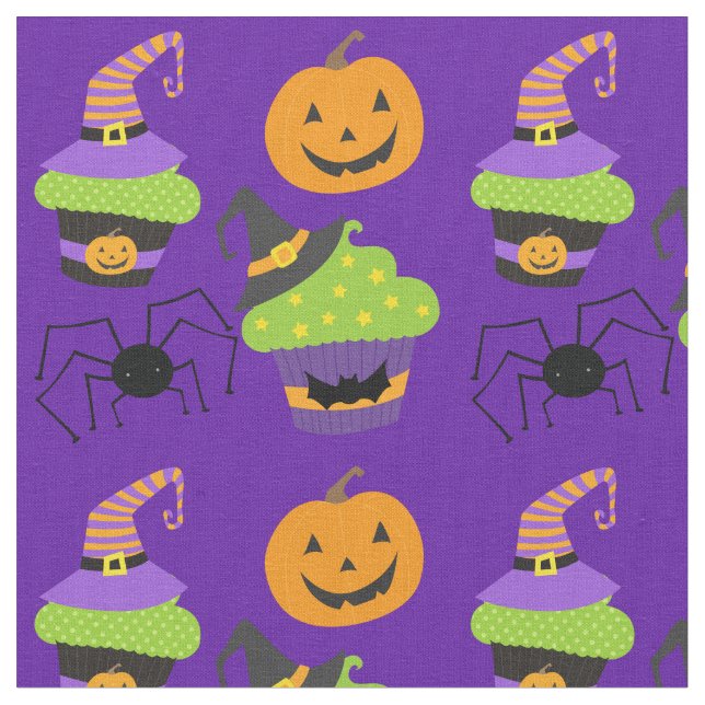 Tela Cute Purple Halloween (De cerca)