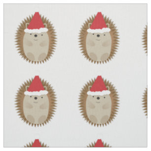 Tela Cute Santa Hedgehog