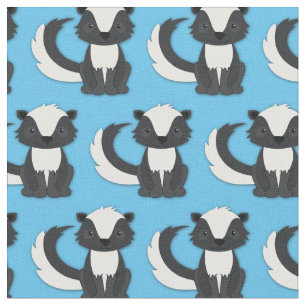 Tela Cute Skunks Kids Blue
