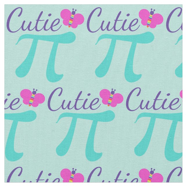 Tela Cutie Pi Math (De cerca)